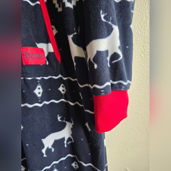 Tipsy Elves, Women's Blue Reindeer Jumpsuit - $89.95 - Picture 10 of 11